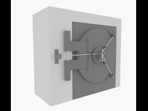 bank vault door 3D Model