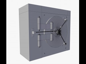 bank vault door 3D Model