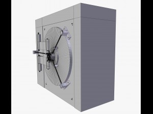 bank vault door 3D Model