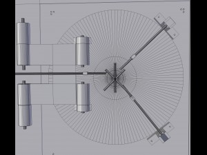 bank vault door 3D Model