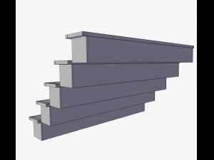 stairs 3D 모델