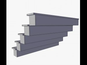 सीढ़ियाँ 3D मॉडल