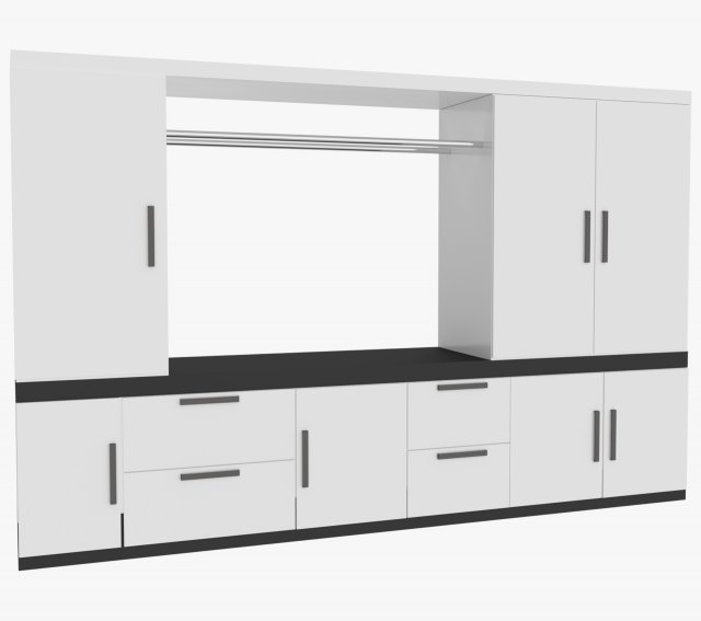 wardrobe Model 3D .c4d .max .obj .3ds .fbx .stl .blend