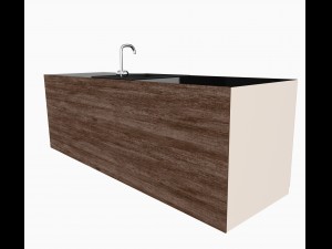 kitchen sink and wardrobe Modèle 3D