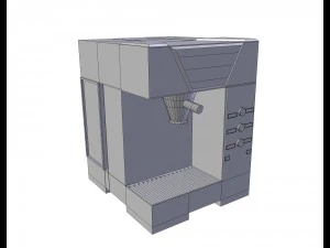 कॉफी मशीन 3D मॉडल