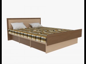 bed Modèle 3D