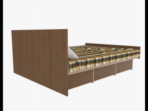 bed 3D 模型