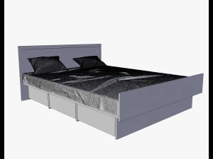 bed 3D Model