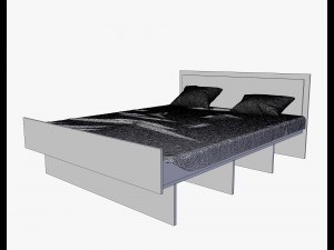 bed 3D 模型
