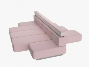 sof&aacute; Modelo 3D