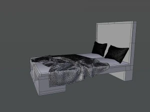 bed 3D Model
