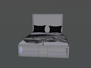 bed 3D Model
