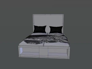 bed 3D Model