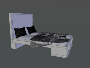bed 3D Model