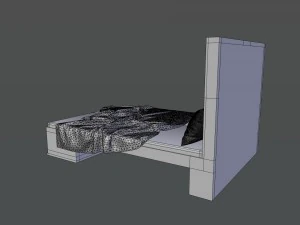 bed 3D Model