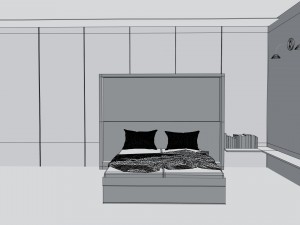 bed room 3Dモデル