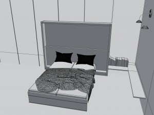 bed room 3Dモデル