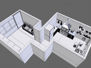 apartment Model 3D