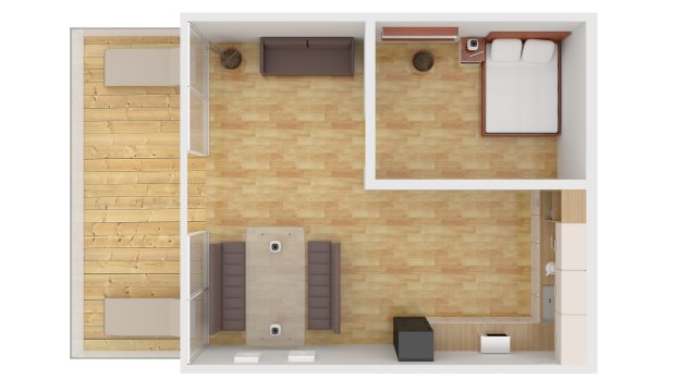 apartment interior 3D Model .c4d .max .obj .3ds .fbx .stl .blend 