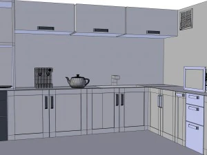 apartment interior 3D Model