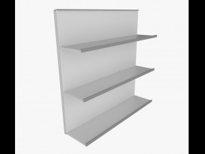 store shelves 3D Model