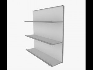 store shelves 3D Model