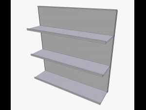 store shelves 3D Model
