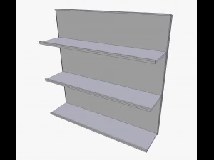 store shelves 3D Model