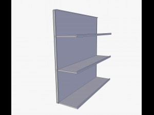 store shelves 3D Model