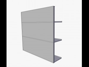store shelves 3D Model