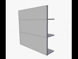 store shelves 3D Model