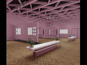 art gallery 3D Model