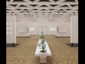 art gallery 3D 模型