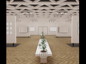 art gallery 3D Model