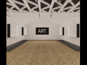 art gallery 3D 模型