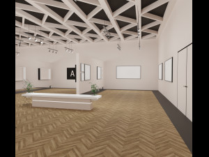 art gallery 3D 模型
