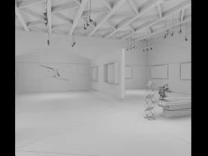 art gallery 3D Model