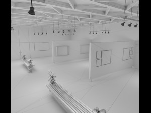 art gallery 3D 模型