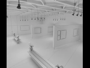 art gallery 3D Model