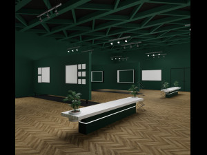 art gallery 3D 模型