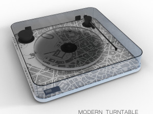 turntable map edition Modèle 3D