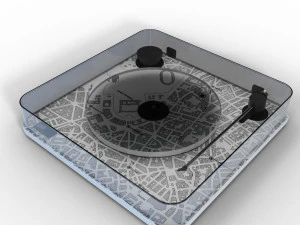 ターンテーブルマップ版 3Dモデル