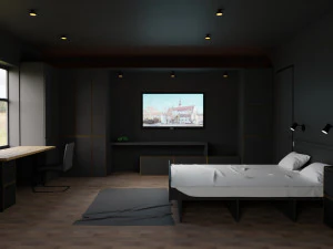 otel odası 3D Model