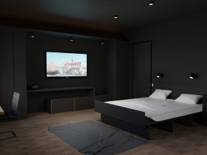 hotel room 3D Model