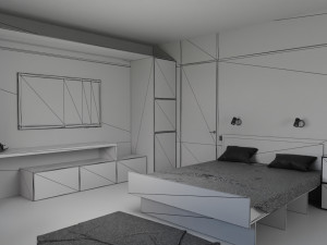 hotel room 3D Model