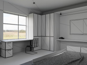 hotel room 3D Model