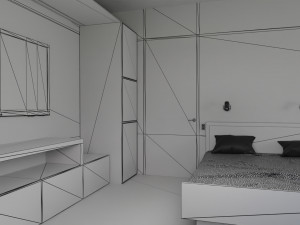 hotel room 3D Model