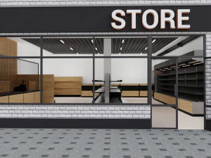 supermarket Model 3D