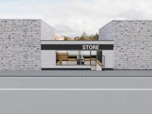 supermarket Model 3D