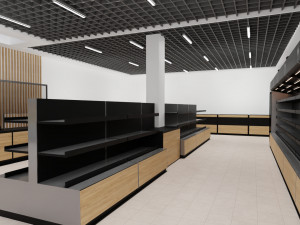supermarket Modelo 3D